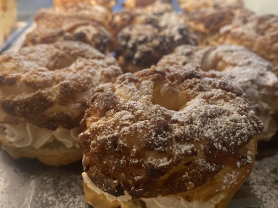 Paris Brest - oříškový věneček
