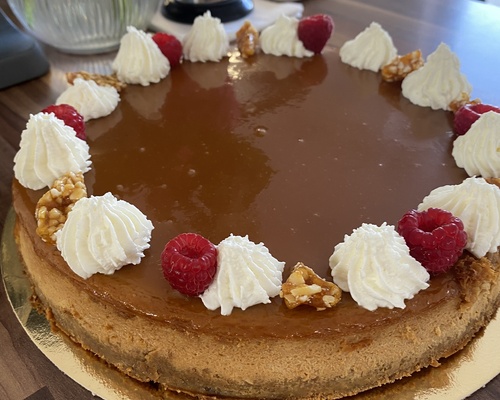 Cheesecake karamelový