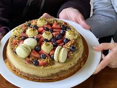 Cheesecake pistáciový