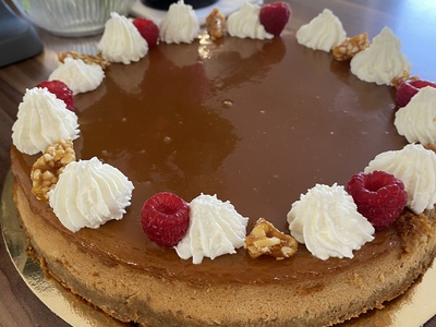 Cheesecake karamelový