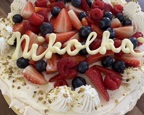 Pavlova dort