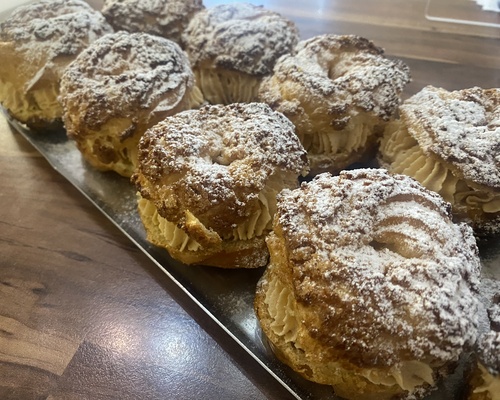Paris Brest - oříškový věneček