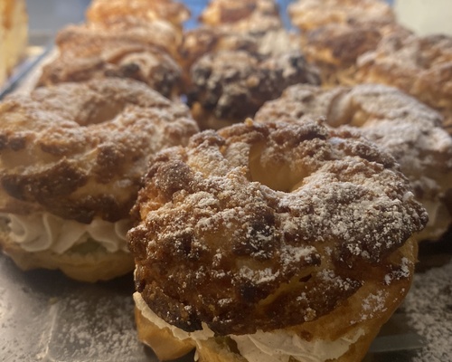 Paris Brest - oříškový věneček