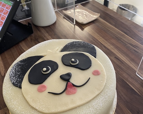 Marcipánový dort "Panda"