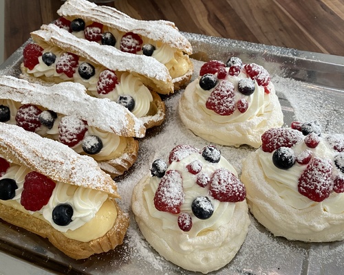 Éclair vanilkový